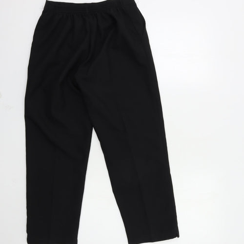 Preworn Womens Black   Trousers  Size 12 L26 in