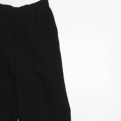 Preworn Womens Black   Trousers  Size 12 L26 in