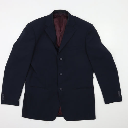 UrbanSpirit Mens Blue   Jacket Suit Jacket Size 42