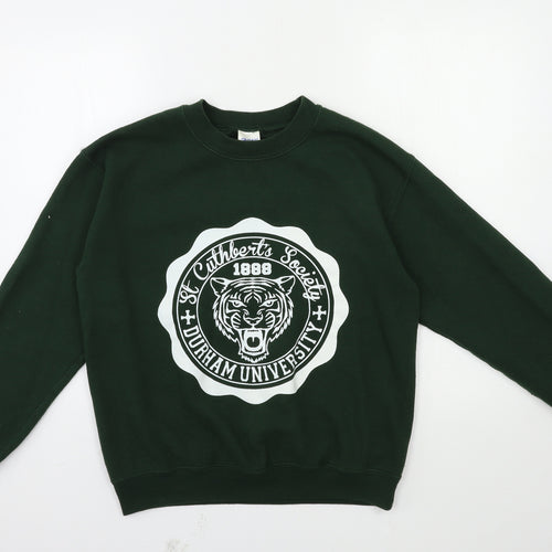 Gildan Womens Green   Pullover Sweatshirt Size S