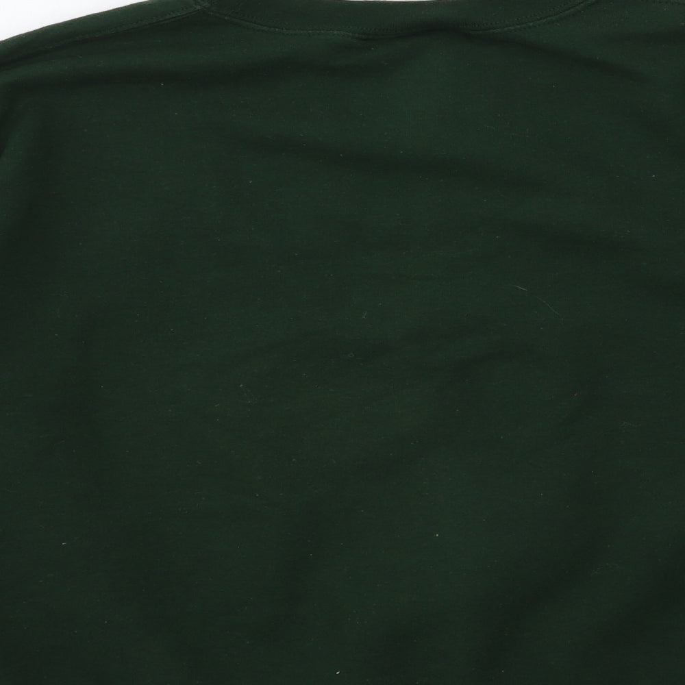 Gildan Womens Green   Pullover Sweatshirt Size S