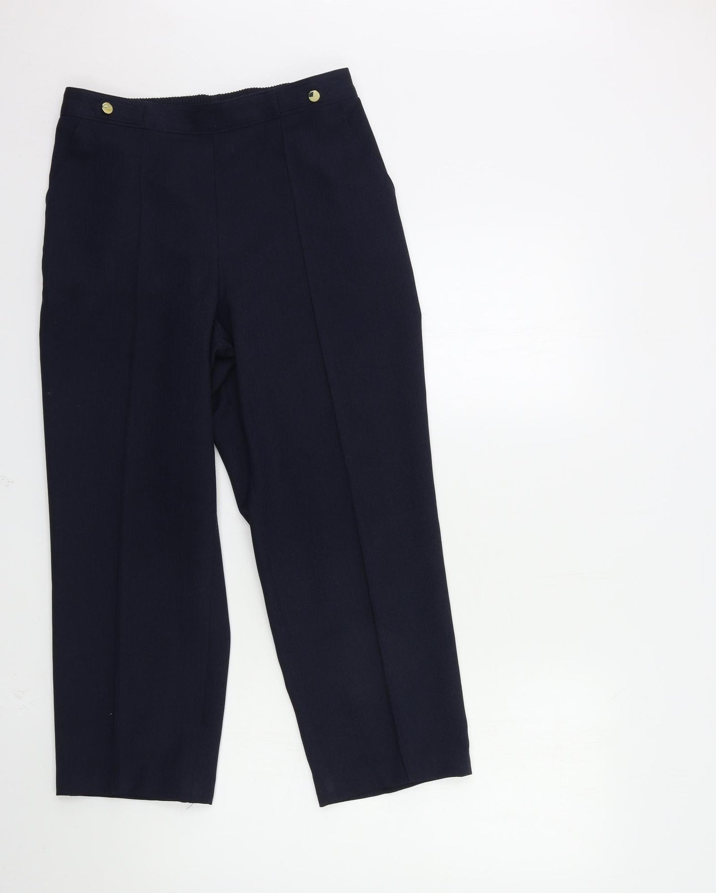 Marks and Spencer Womens Blue   Trousers  Size 10 L23 in