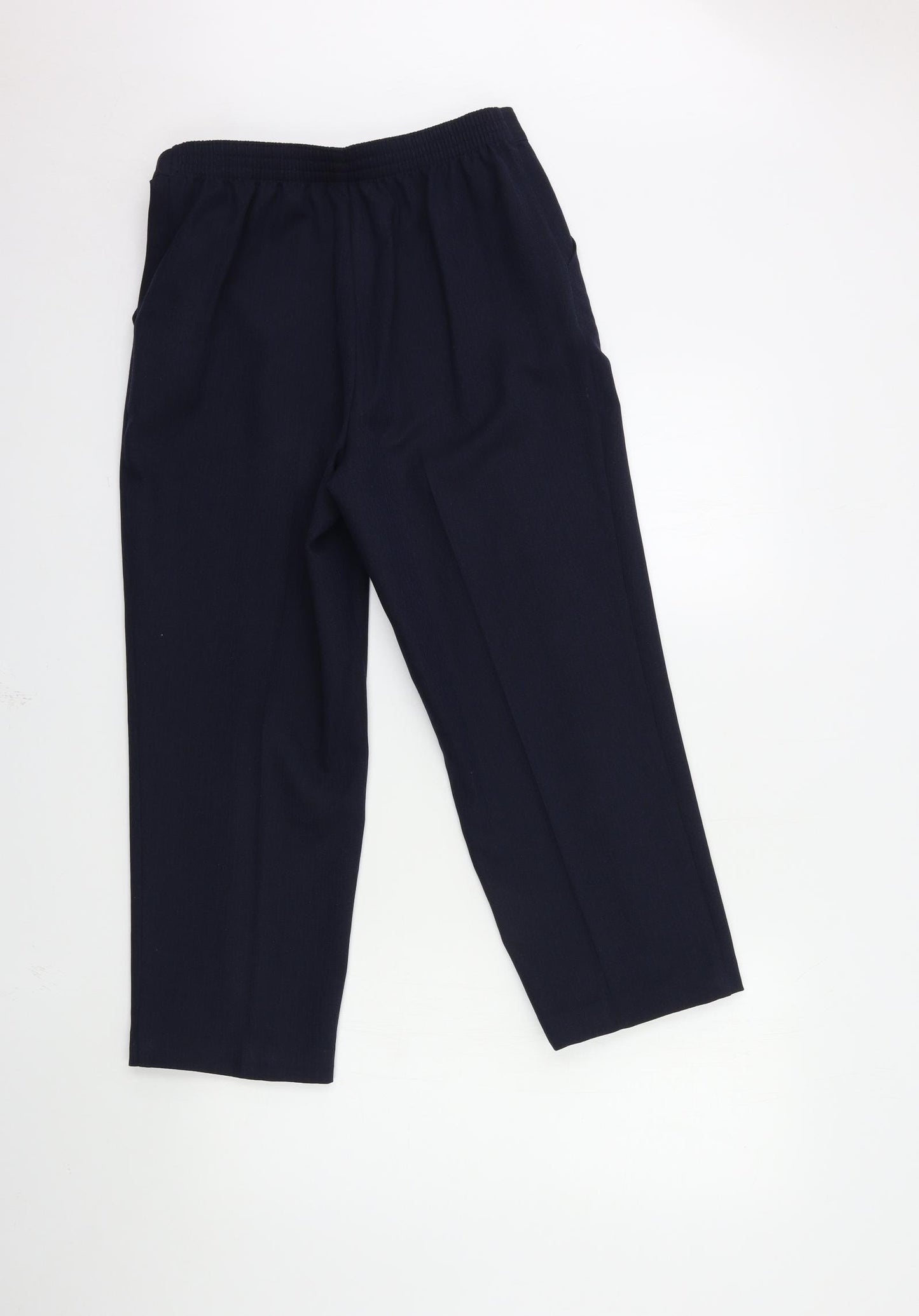 Marks and Spencer Womens Blue   Trousers  Size 10 L23 in