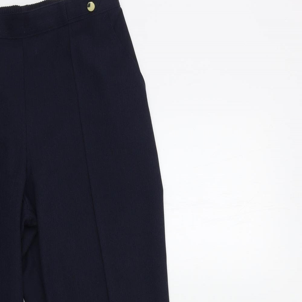 Marks and Spencer Womens Blue   Trousers  Size 10 L23 in