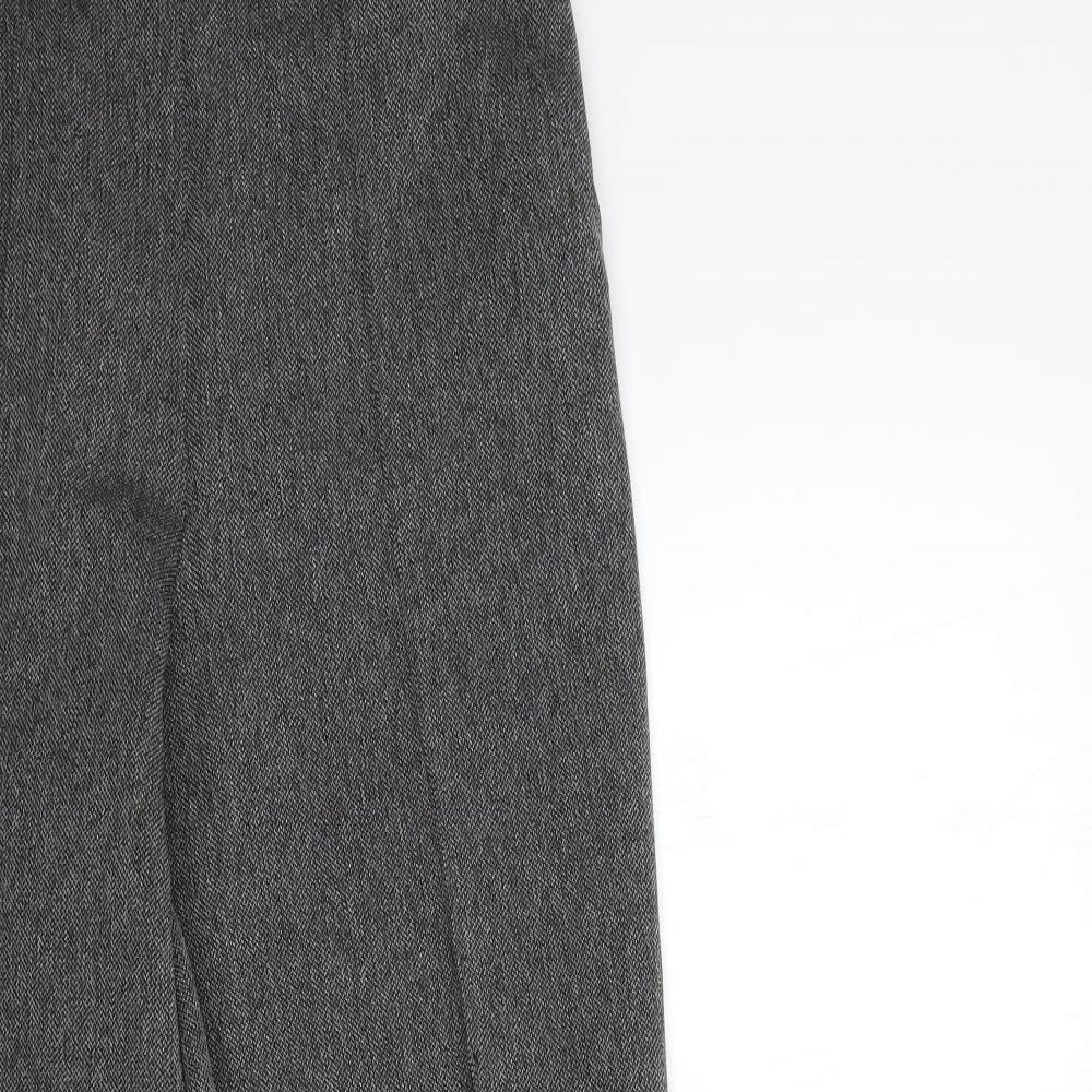 Marks and Spencer Womens Grey   Trousers  Size 10 L25 in