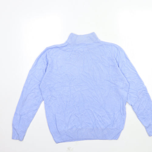 isabelle Womens Blue  Knit Pullover Jumper Size M