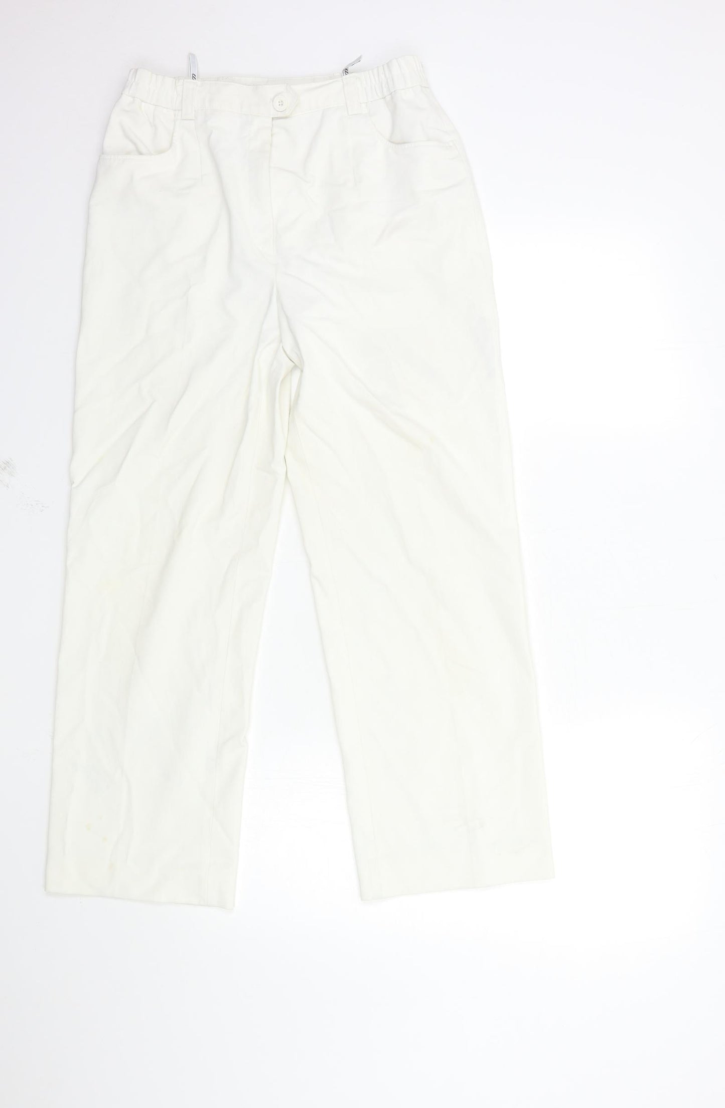 Wichile Womens White   Trousers  Size 10 L26 in