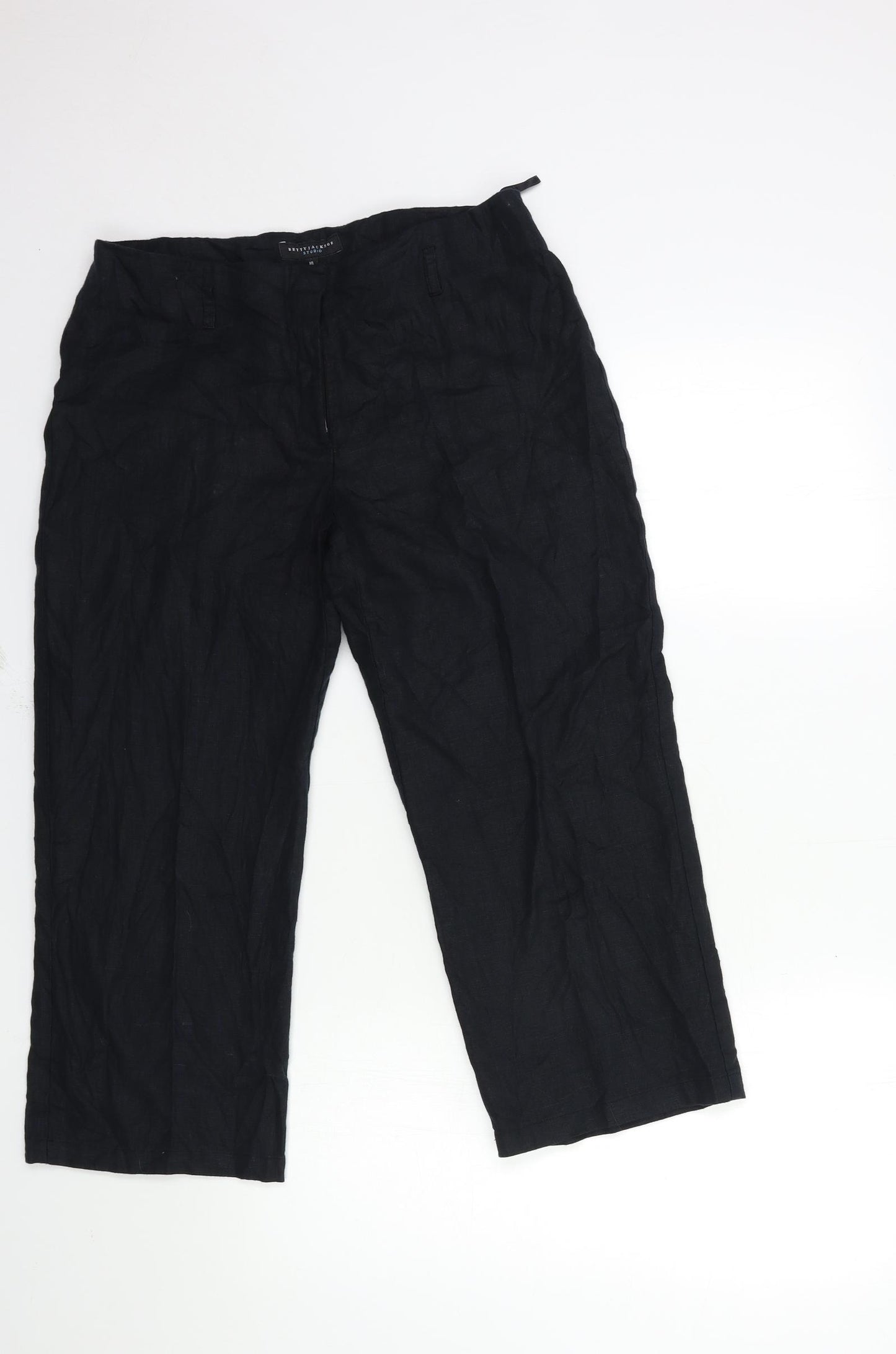 Betty Jackson Womens Black   Trousers  Size 10 L23 in