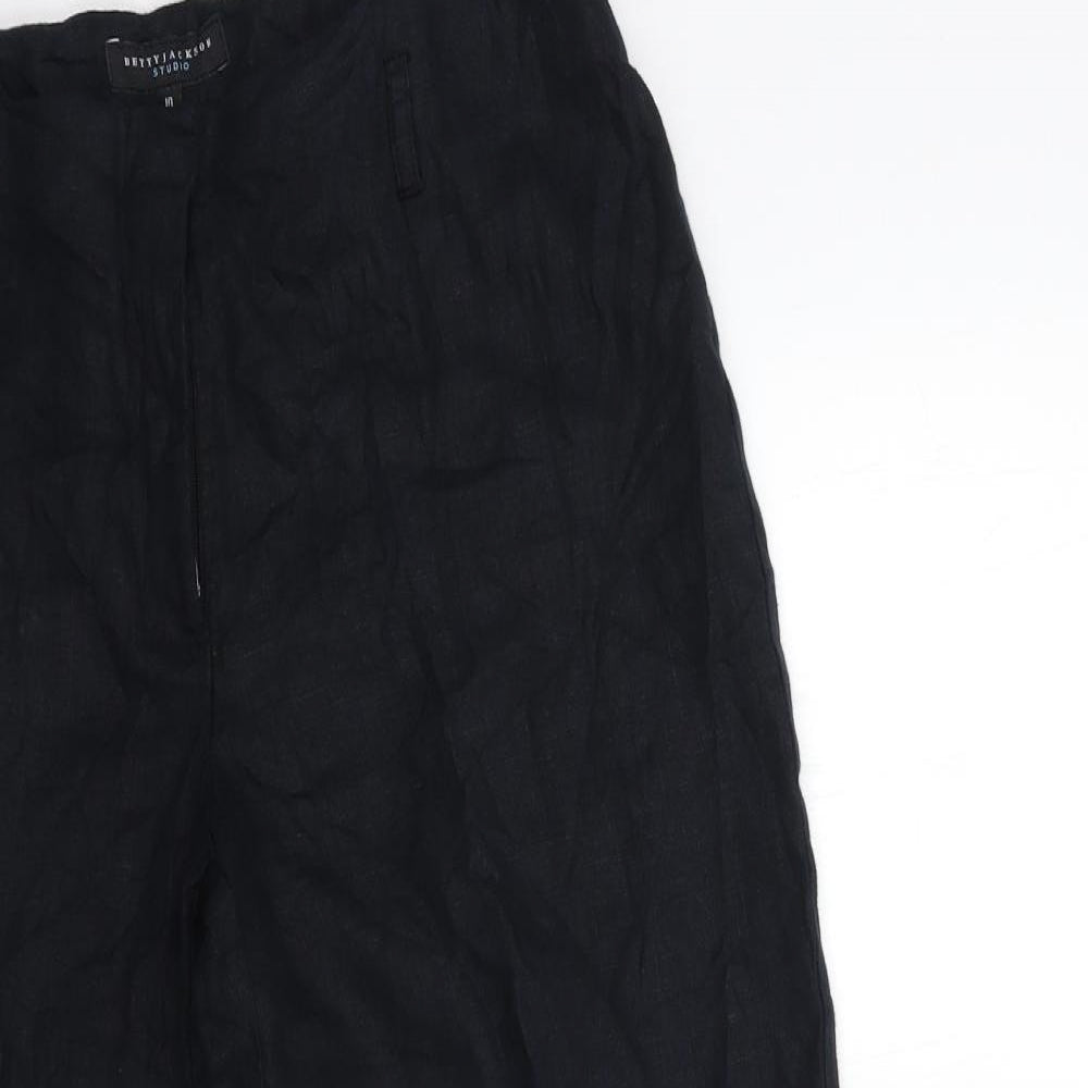 Betty Jackson Womens Black   Trousers  Size 10 L23 in