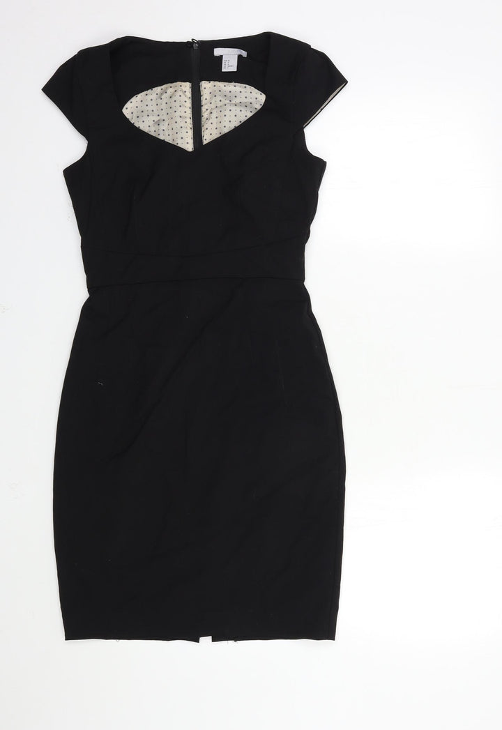 H&M Womens Black Shift Size 6