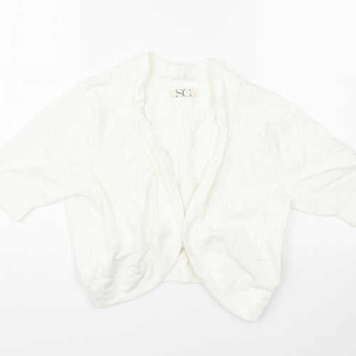 BHS Womens White   Cape Jumper Size 14