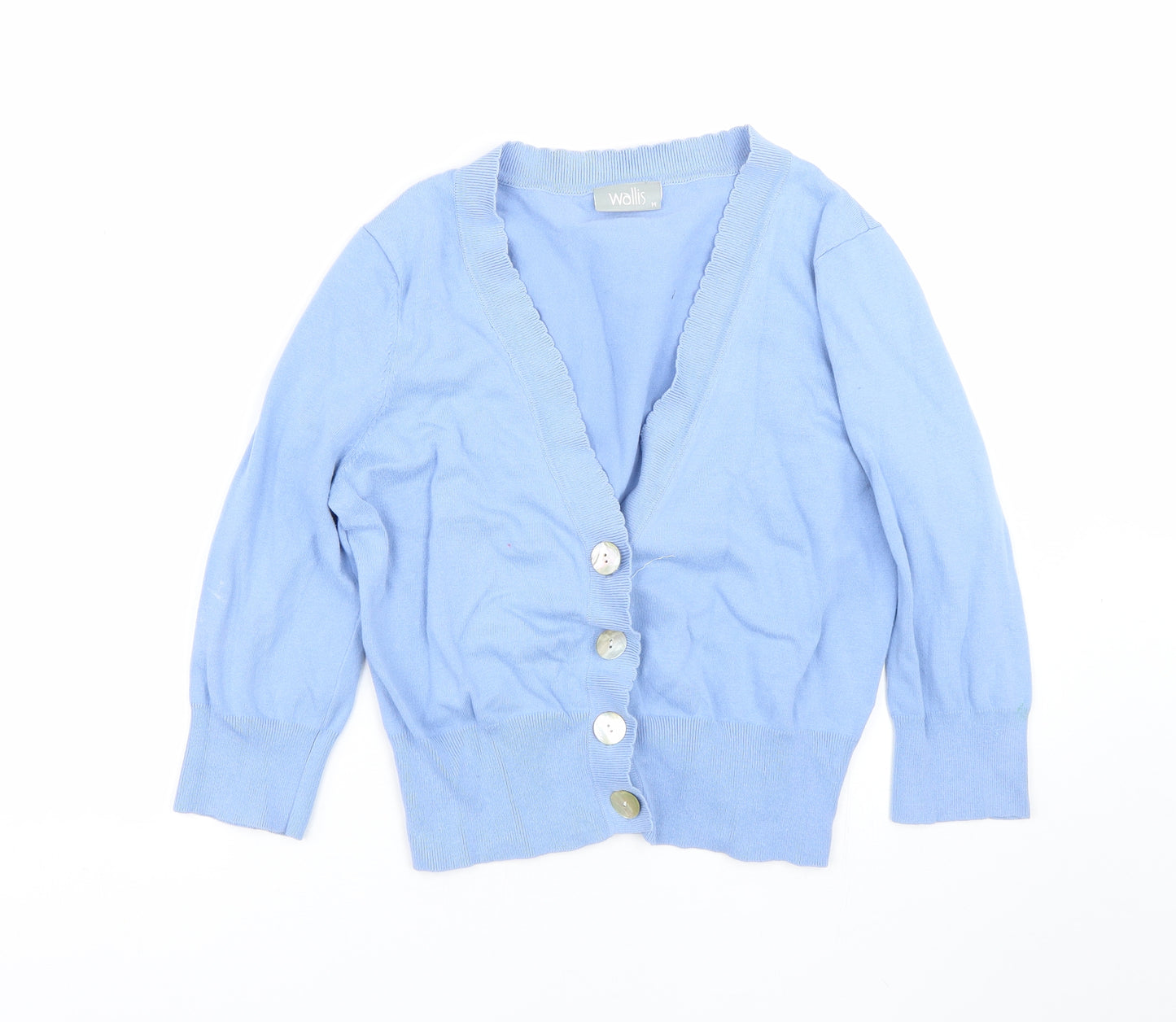 Wallis Womens Blue   Cardigan Jumper Size M