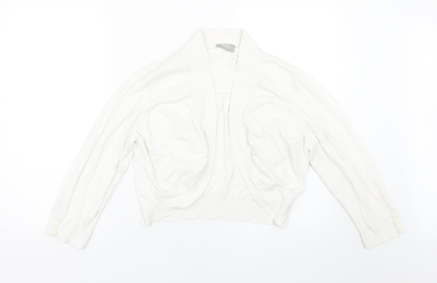 Wallis Womens White   Cape Jumper Size L