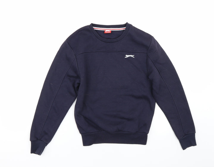 Slazenger Boys Blue Pullover Sweatshirt Size 7-8 Years