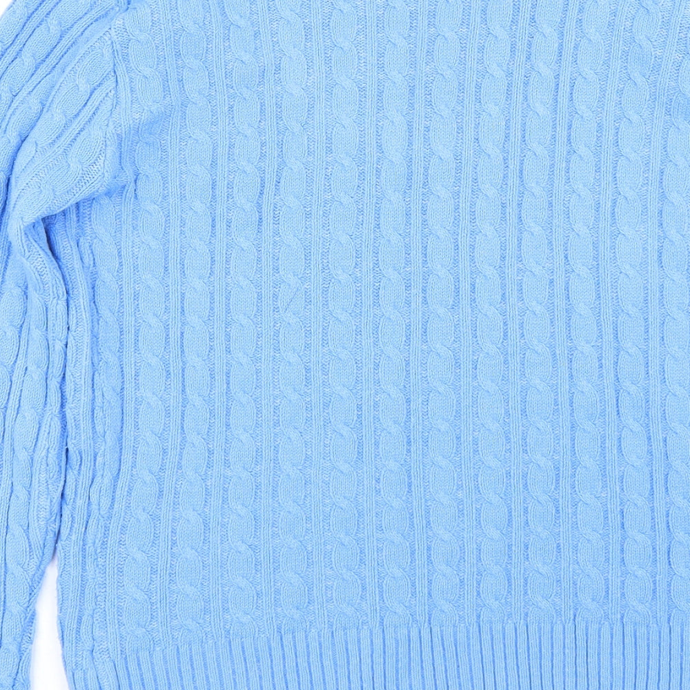 CHIC Womens Blue   Pullover Jumper Size M