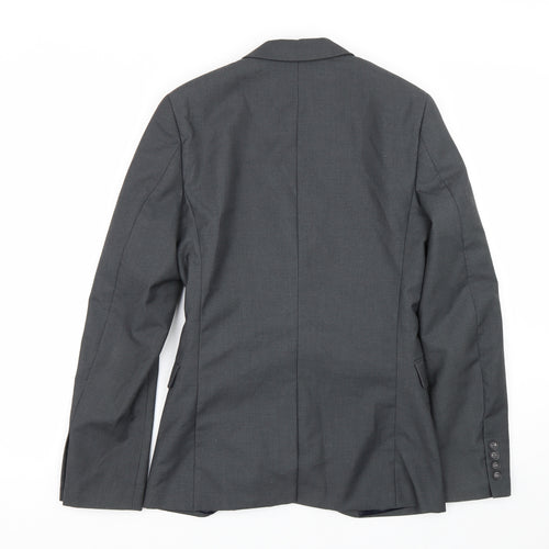 Topshop Mens Grey   Jacket Suit Size 34