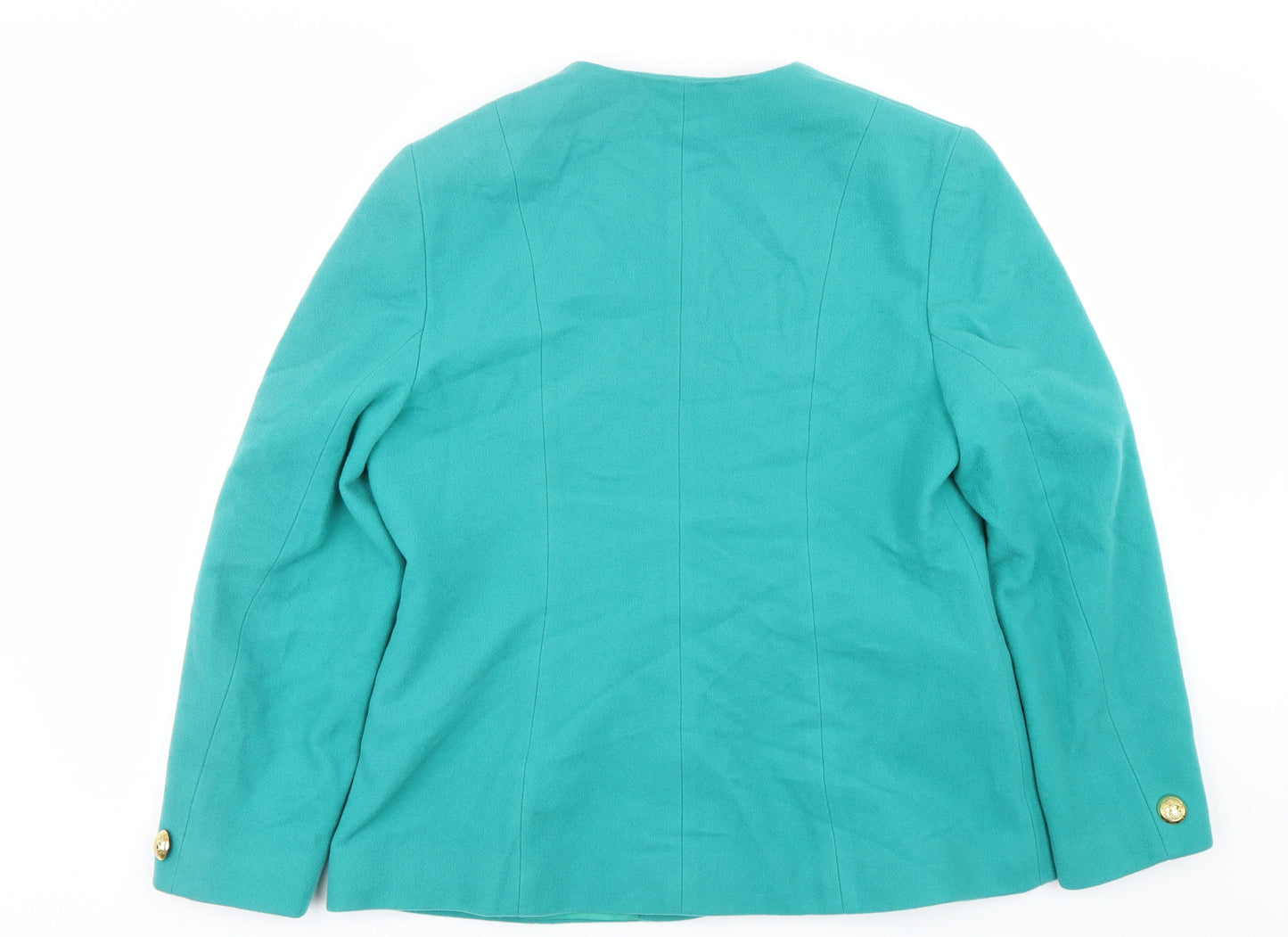 Nico Nico Womens Green   Overcoat Coat Size 14