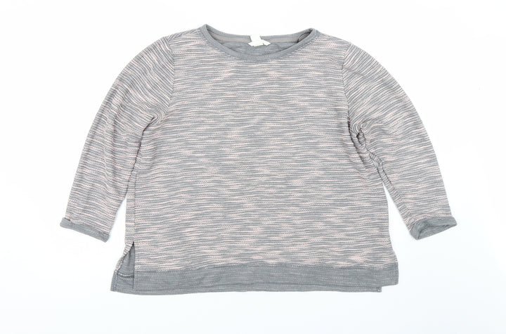 H&M Womens Grey   Pullover Jumper Size L