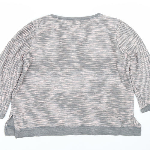 H&M Womens Grey   Pullover Jumper Size L