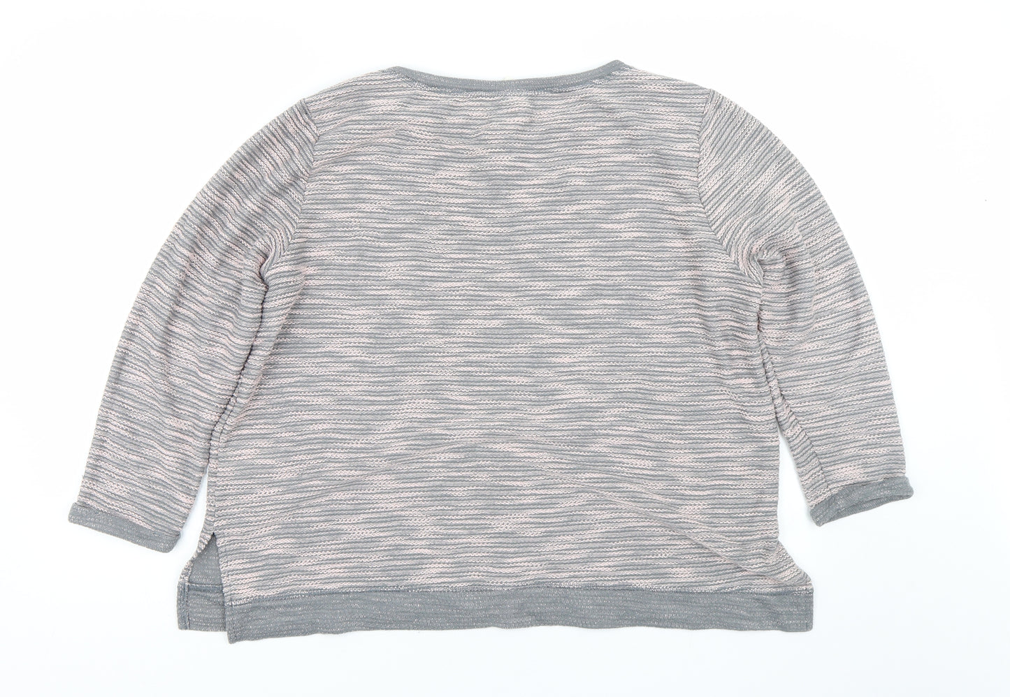 H&M Womens Grey   Pullover Jumper Size L