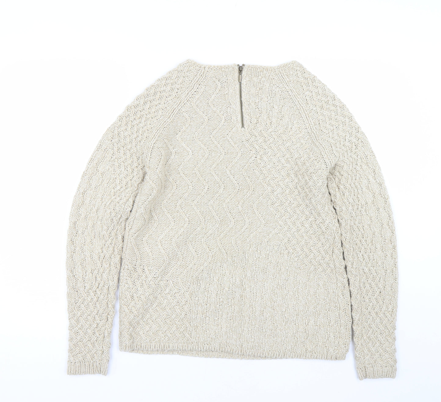 Ellen Reyes Womens Beige   Pullover Jumper Size M