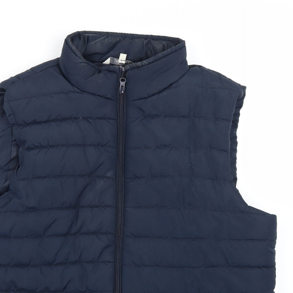 Peacocks Womens Blue   Gilet Coat Size 16