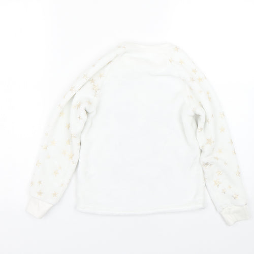 George Girls White   Top Pyjama Top Size 8-9 Years  - Harry Potter