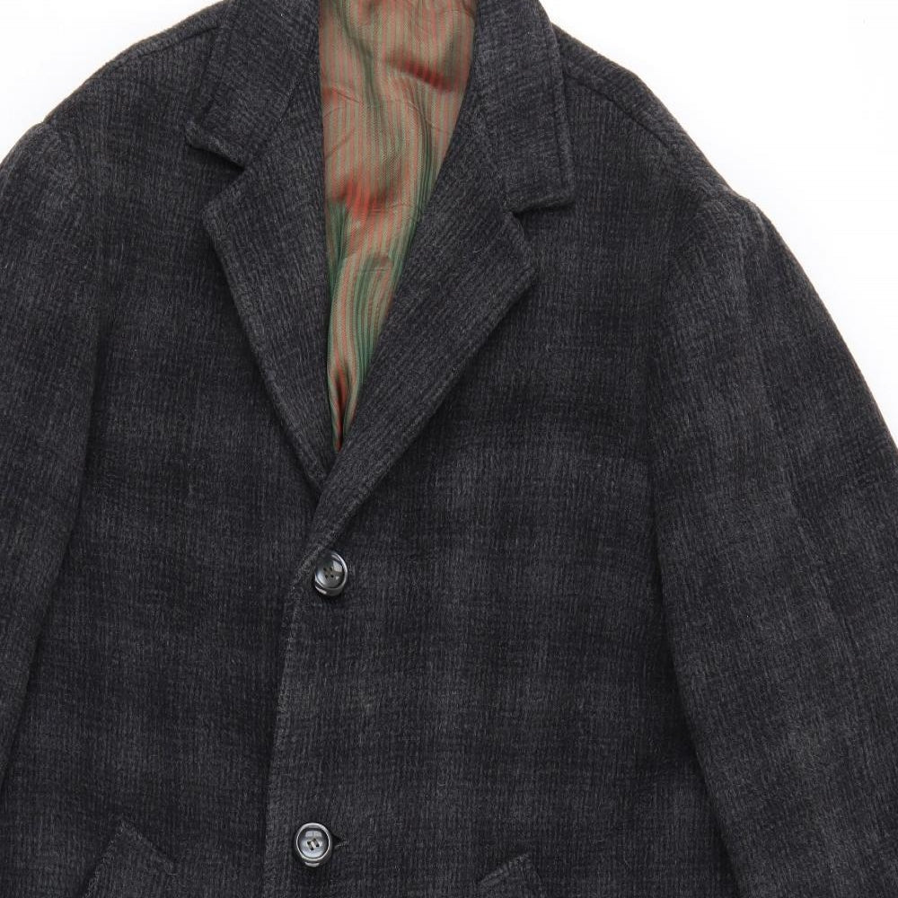 The Tuscan Mens Black   Trench Coat Coat Size XL