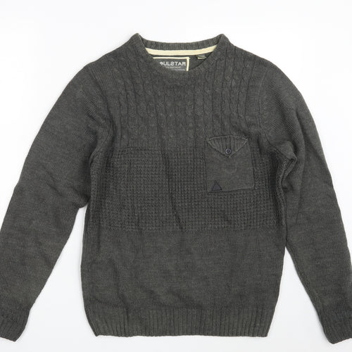 Soulstar Mens Grey   Pullover Jumper Size M