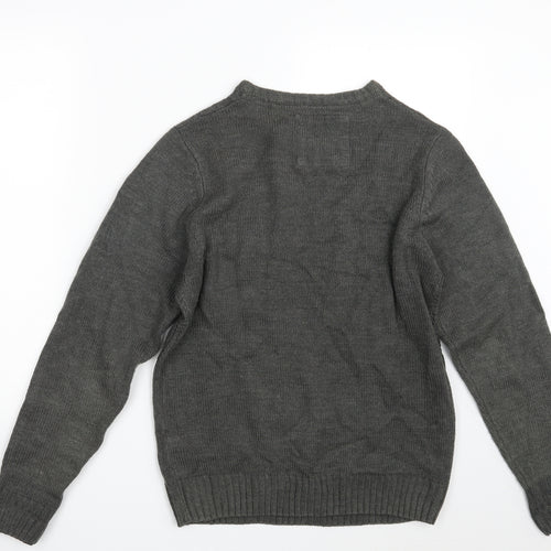 Soulstar Mens Grey   Pullover Jumper Size M