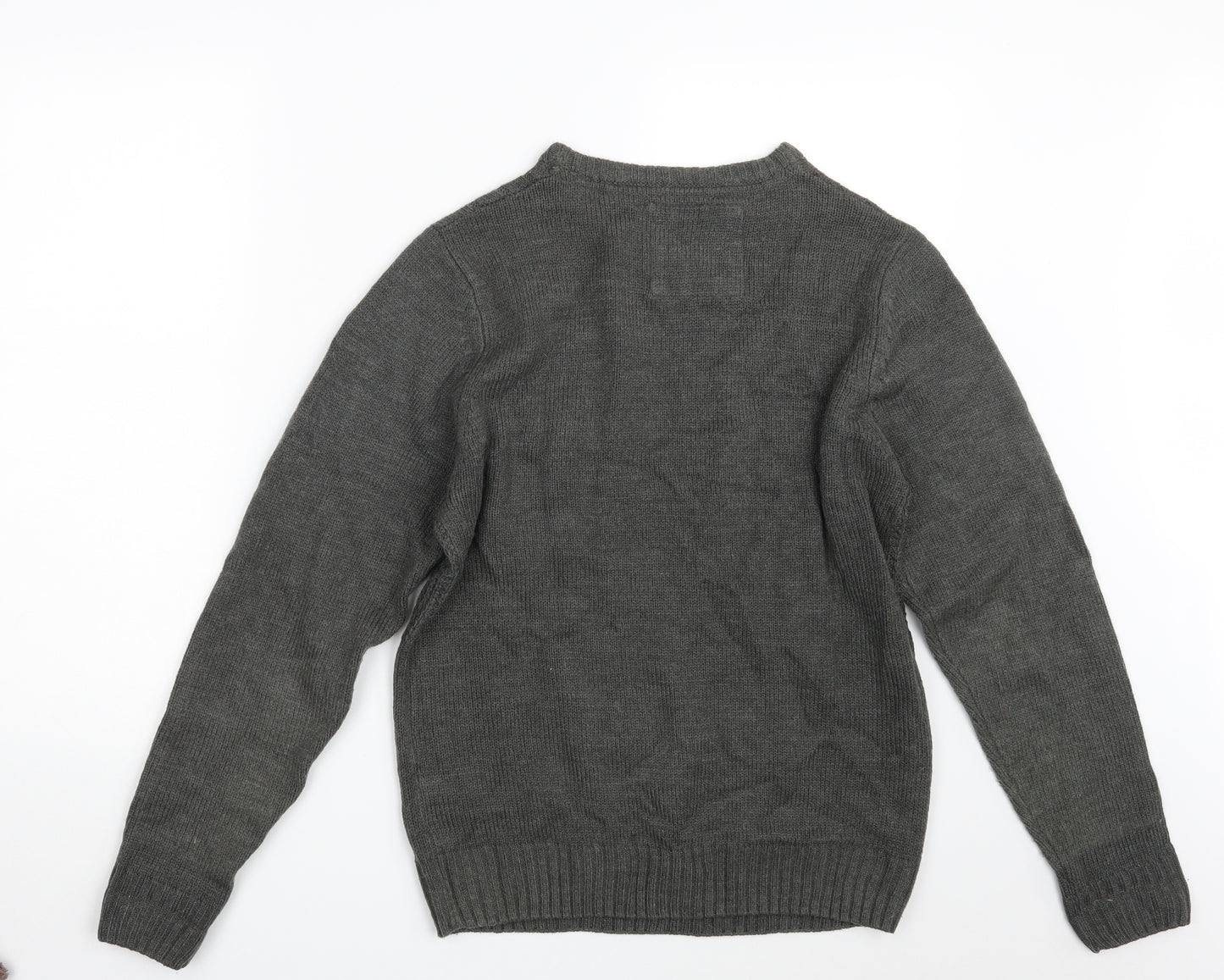 Soulstar Mens Grey   Pullover Jumper Size M