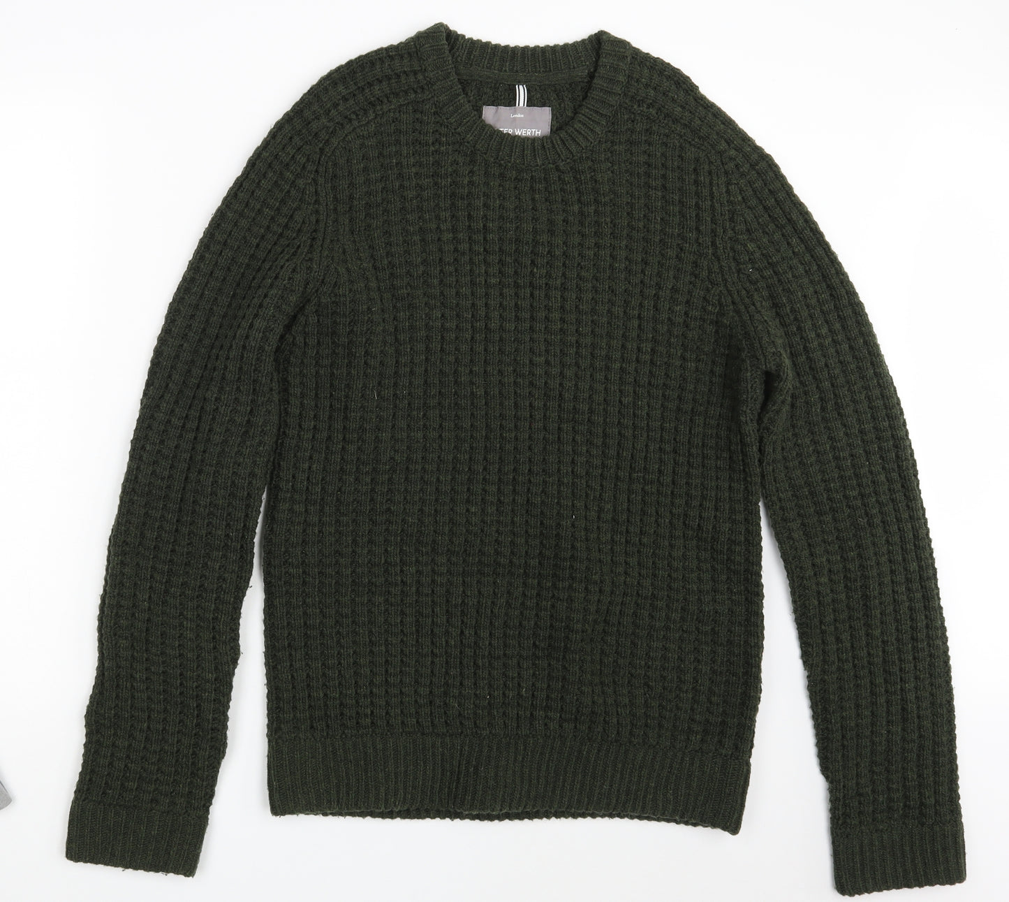 Peter Werth Mens Green   Pullover Jumper Size M