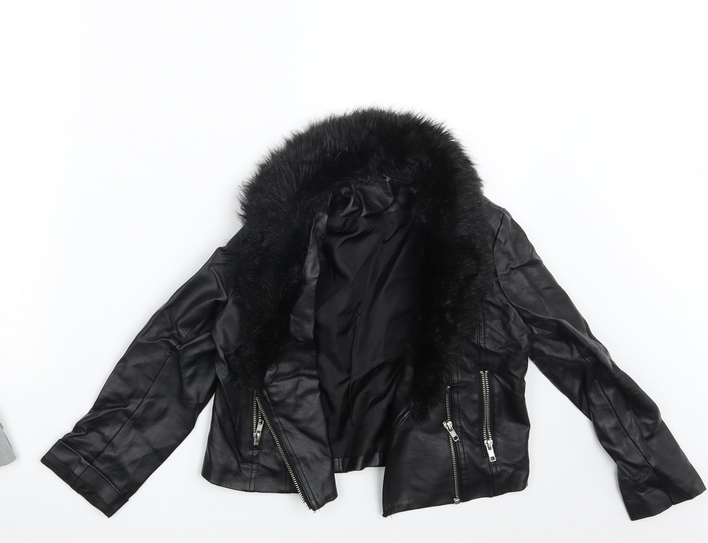 Express Gifts LTD Girls Black   Jacket Coat Size 8-9 Years