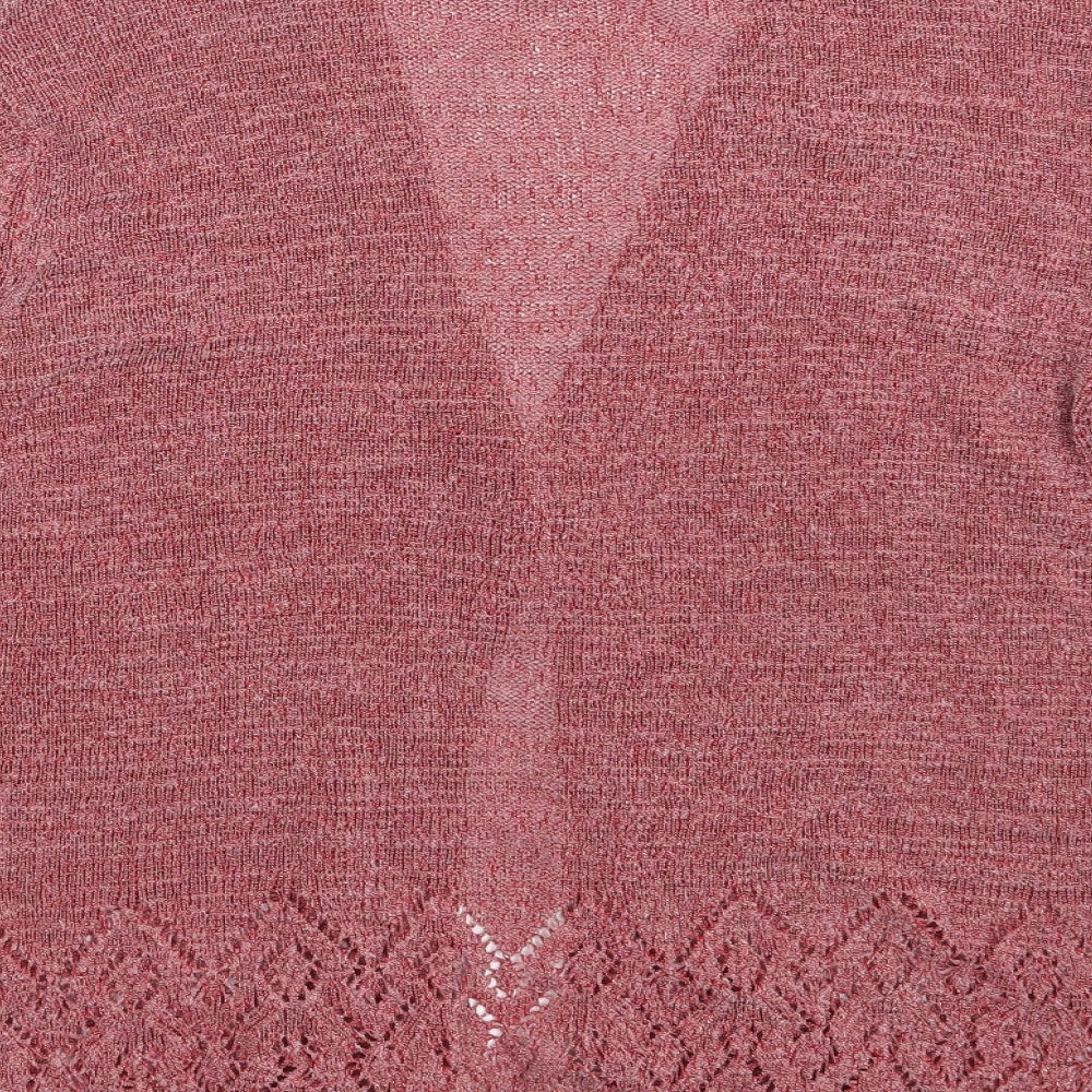 Compliments Womens Pink   Cardigan Jumper Size 10