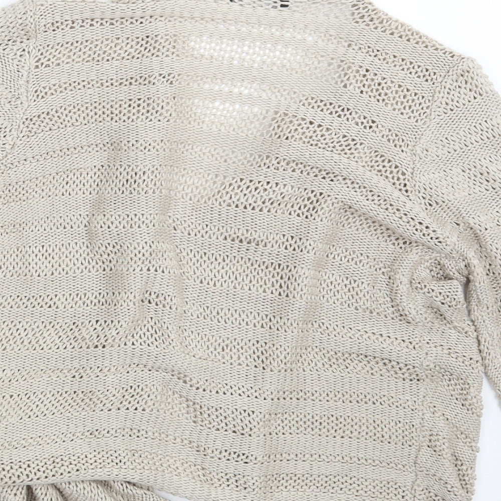 Moda @ George Womens Beige   Wrap Jumper Size 14