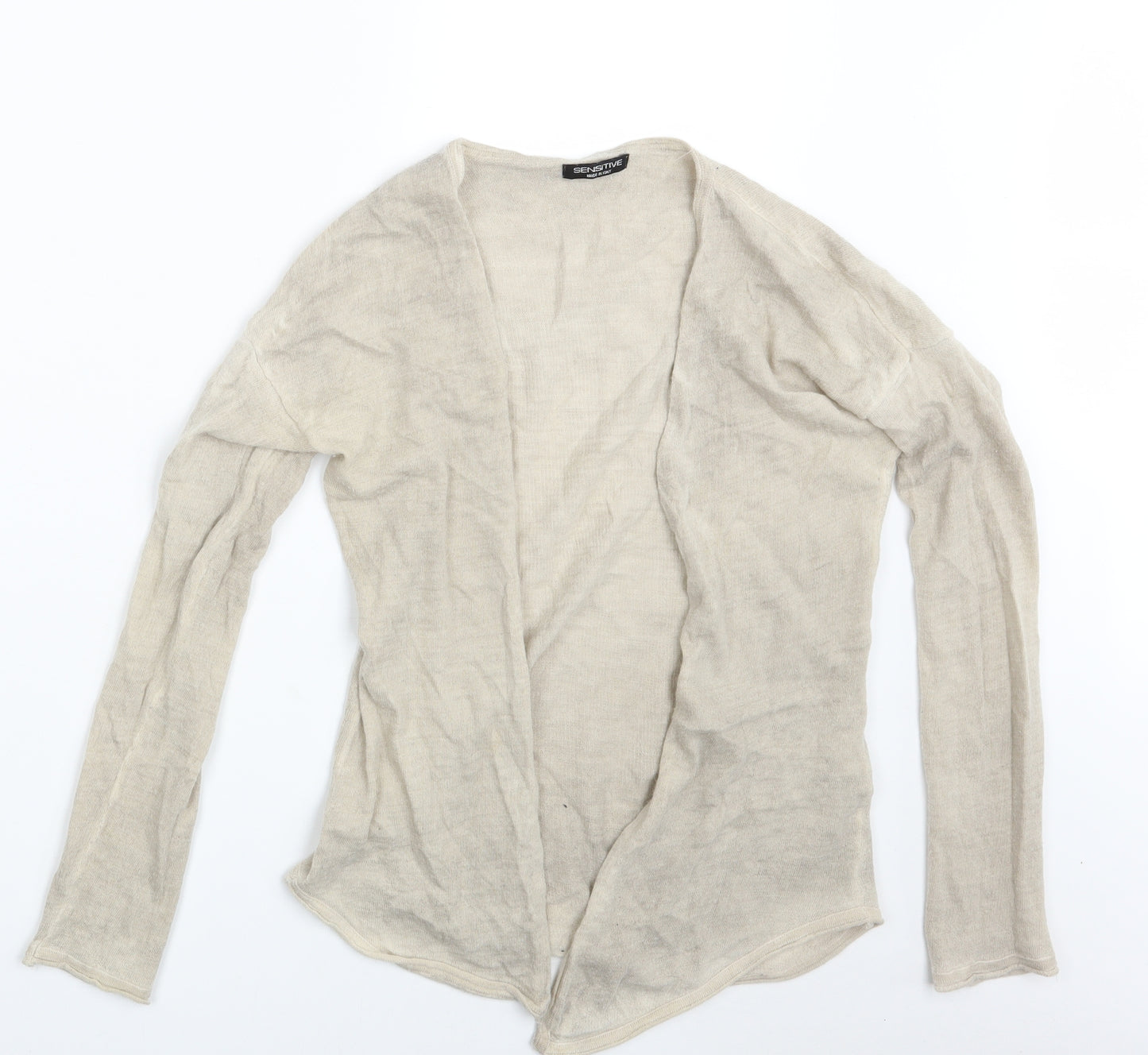 Sensitive Womens Beige   Wrap Jumper One Size
