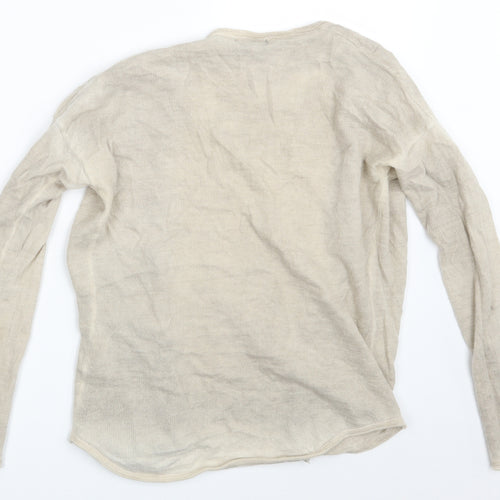 Sensitive Womens Beige   Wrap Jumper One Size