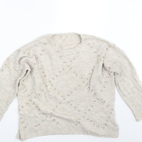 TU Womens Beige   Pullover Jumper One Size