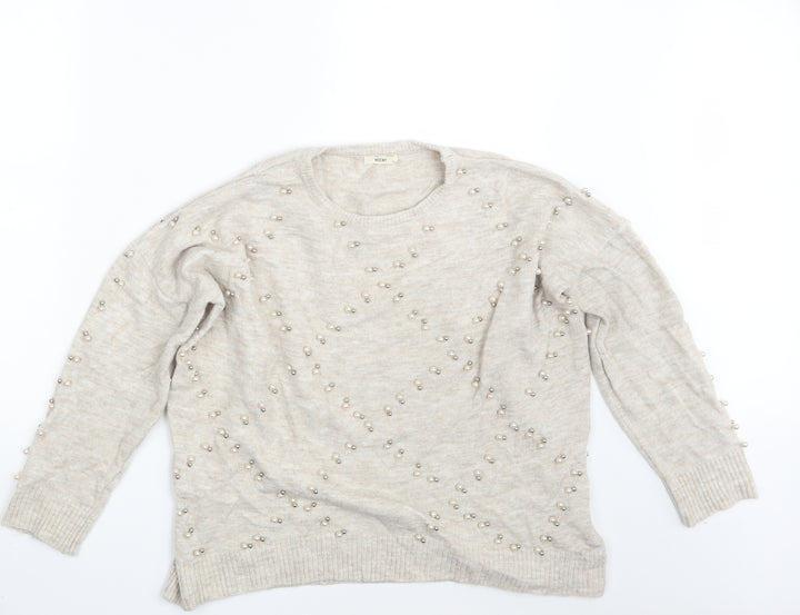 TU Womens Beige   Pullover Jumper One Size