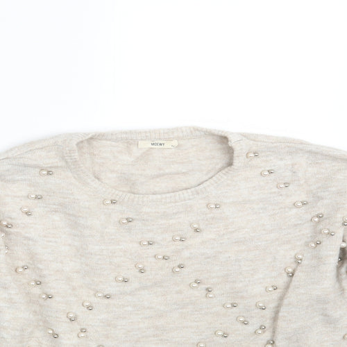 TU Womens Beige   Pullover Jumper One Size