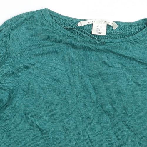 Max Studio Womens Green   Pullover Jumper Size S