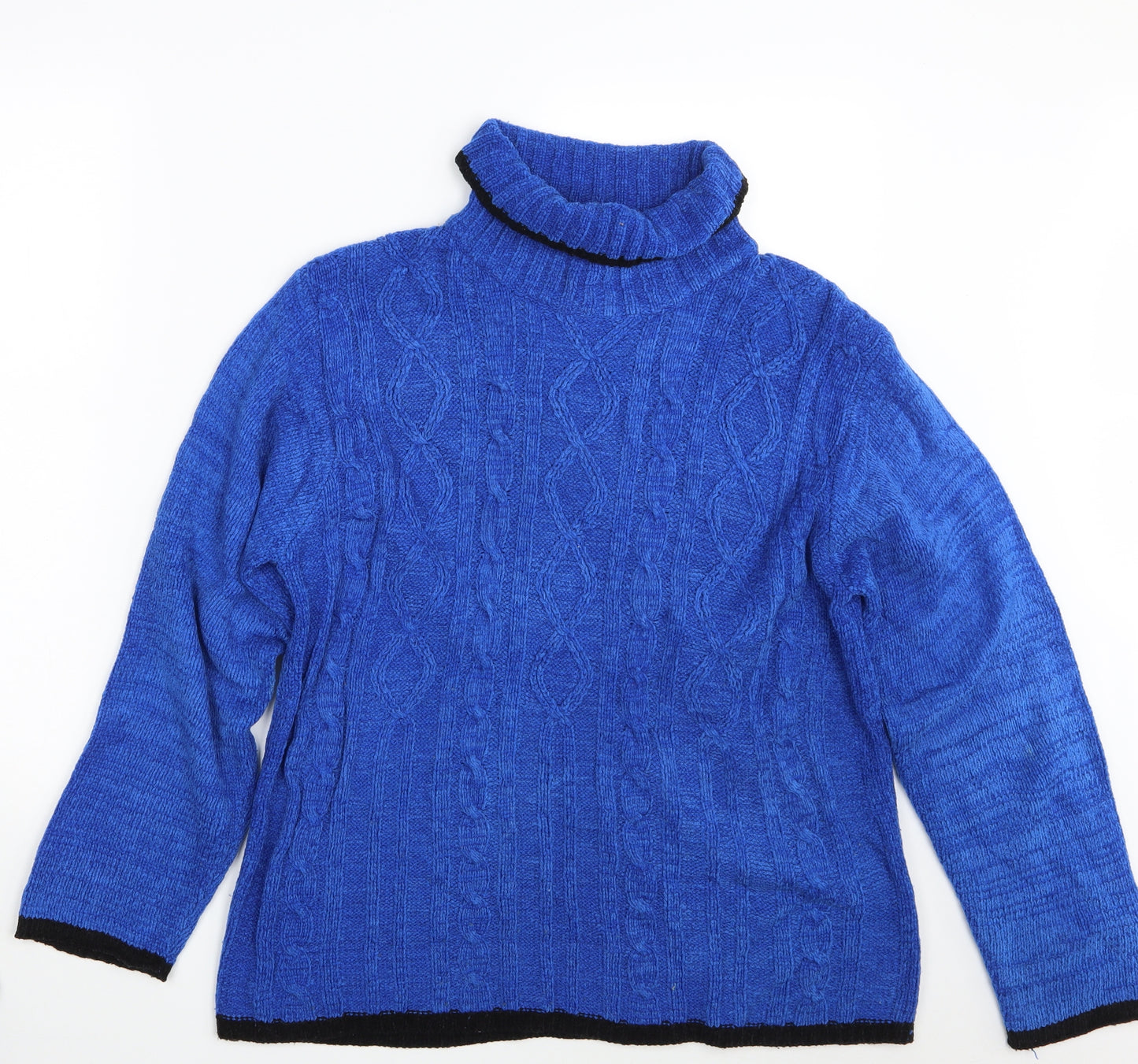 Abstract Womens Blue   Pullover Jumper One Size