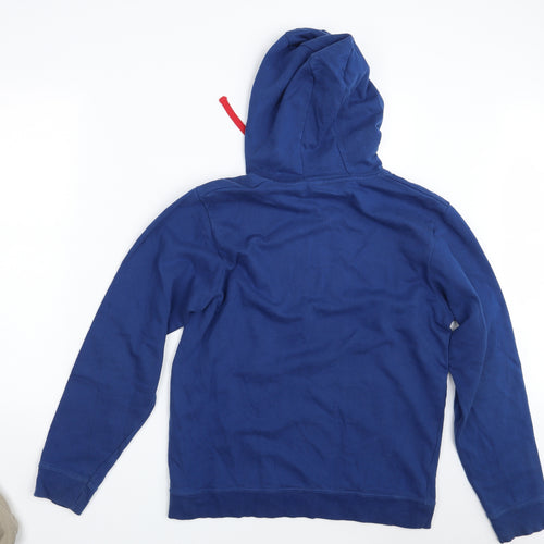 Euro 2016 Mens Blue   Pullover Hoodie Size M  - England Euro 016