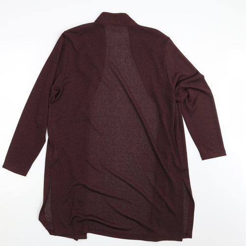 Jorli Womens Purple   Wrap Jumper Size 12