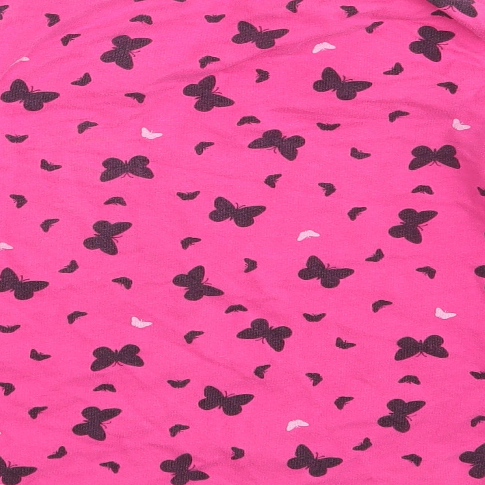 George Girls Pink Animal Print  Pullover Jumper Size 8-9 Years