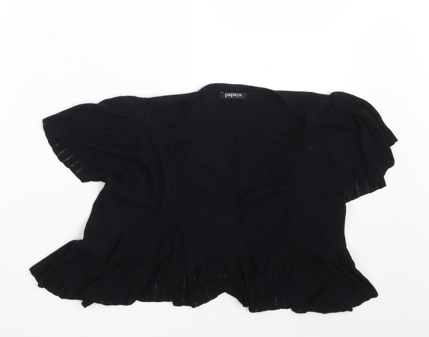 Papaya Womens Black   Shrug Jumper Size 8
