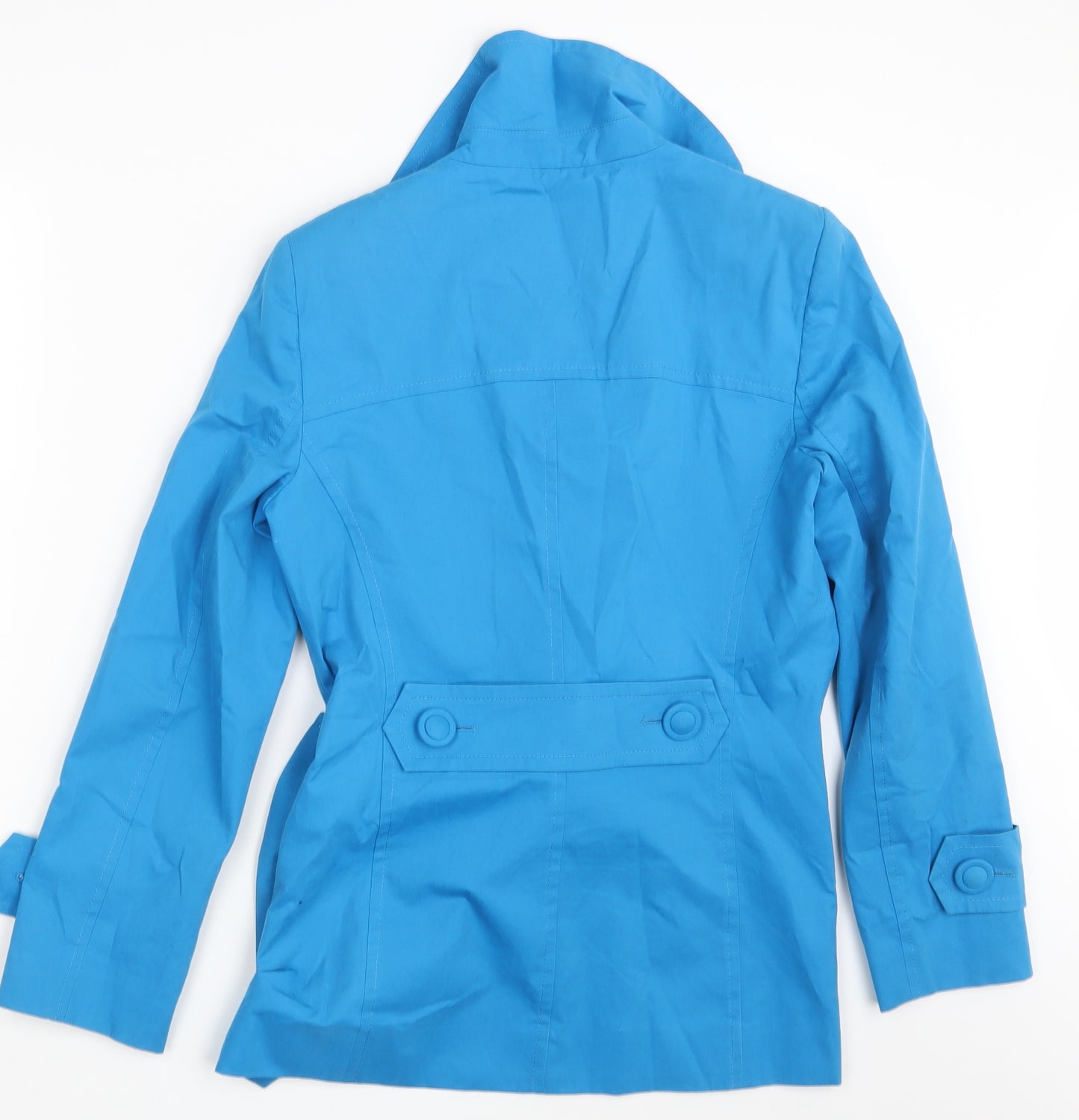 Per Una Womens Blue  Denim Overcoat Coat Size 8