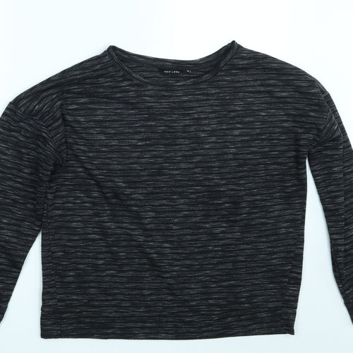 NEXT Womens Black   Pullover Sweatshirt Size 14