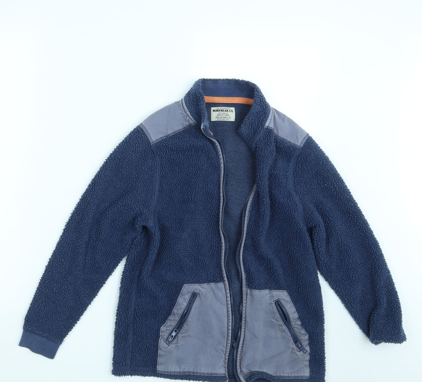 M&S Boys Blue   Full Zip Jumper Size 11-12 Years