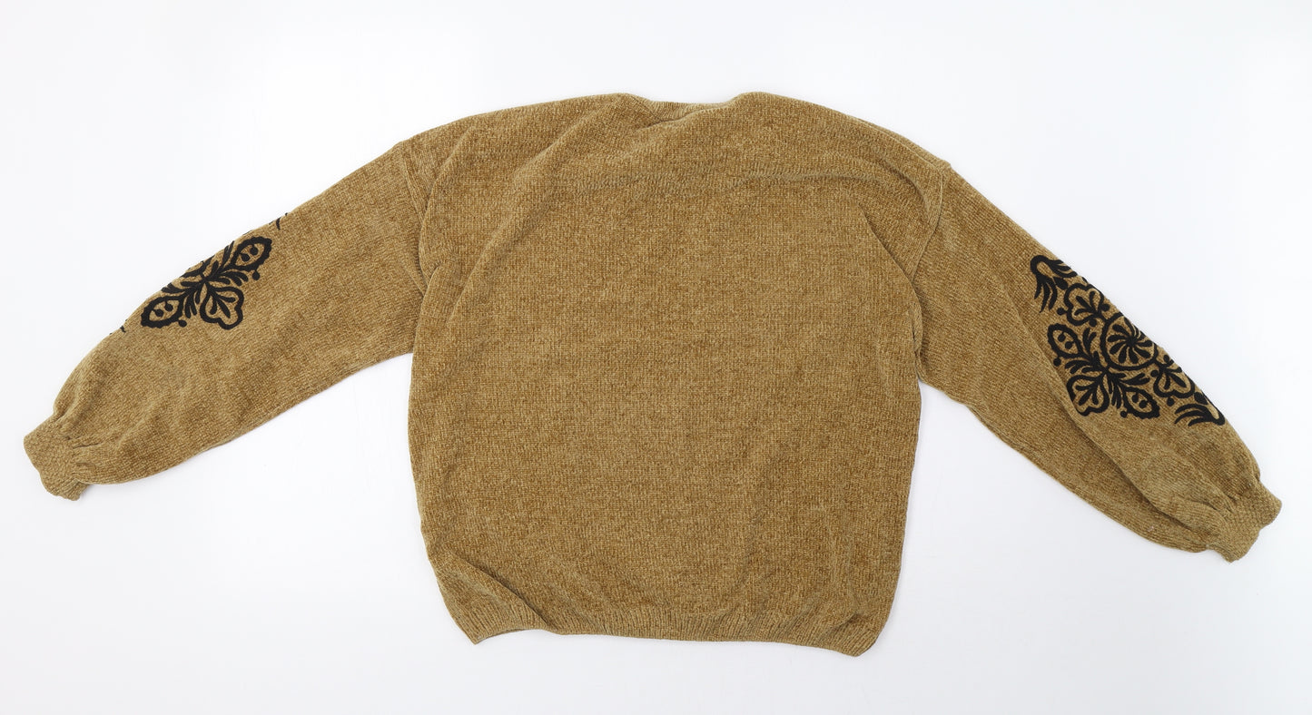 park keron Womens Brown   Pullover Sweatshirt Size M